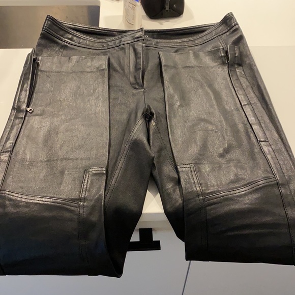 Theory Bristol Leather Pants - Size 8 - Picture 14 of 16